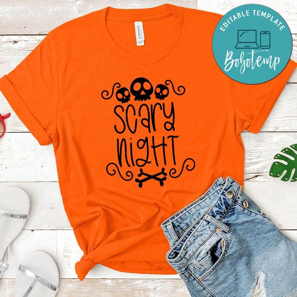 Scary Night Halloween Shirt