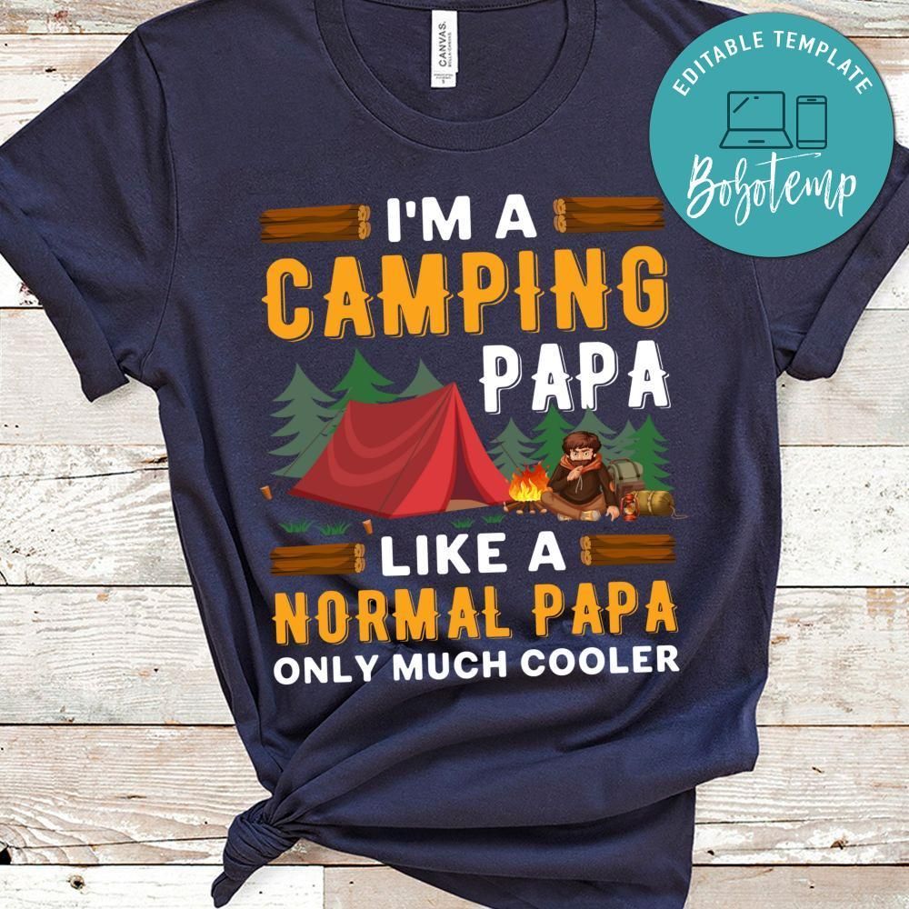 Camping Papa Shirt