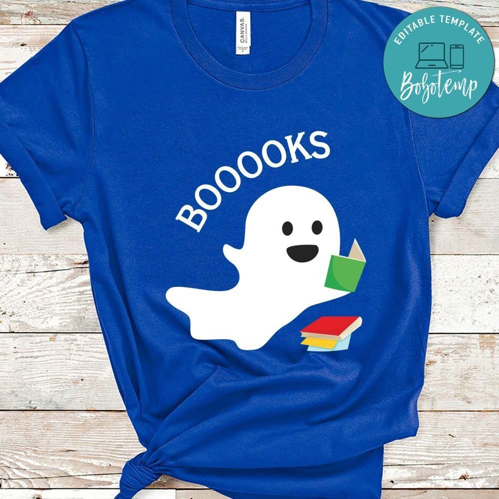 Ghost Books Halloween Shirt