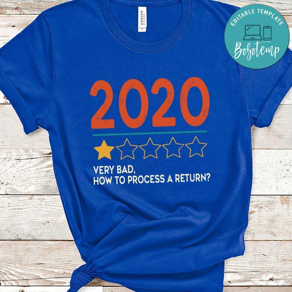 2020 Would Not Recommend 1 Star Shirt