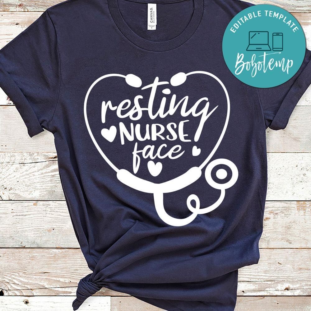Resting Nurse Face Shirt