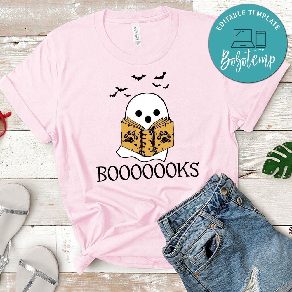 Ghost Books Halloween T-Shirt