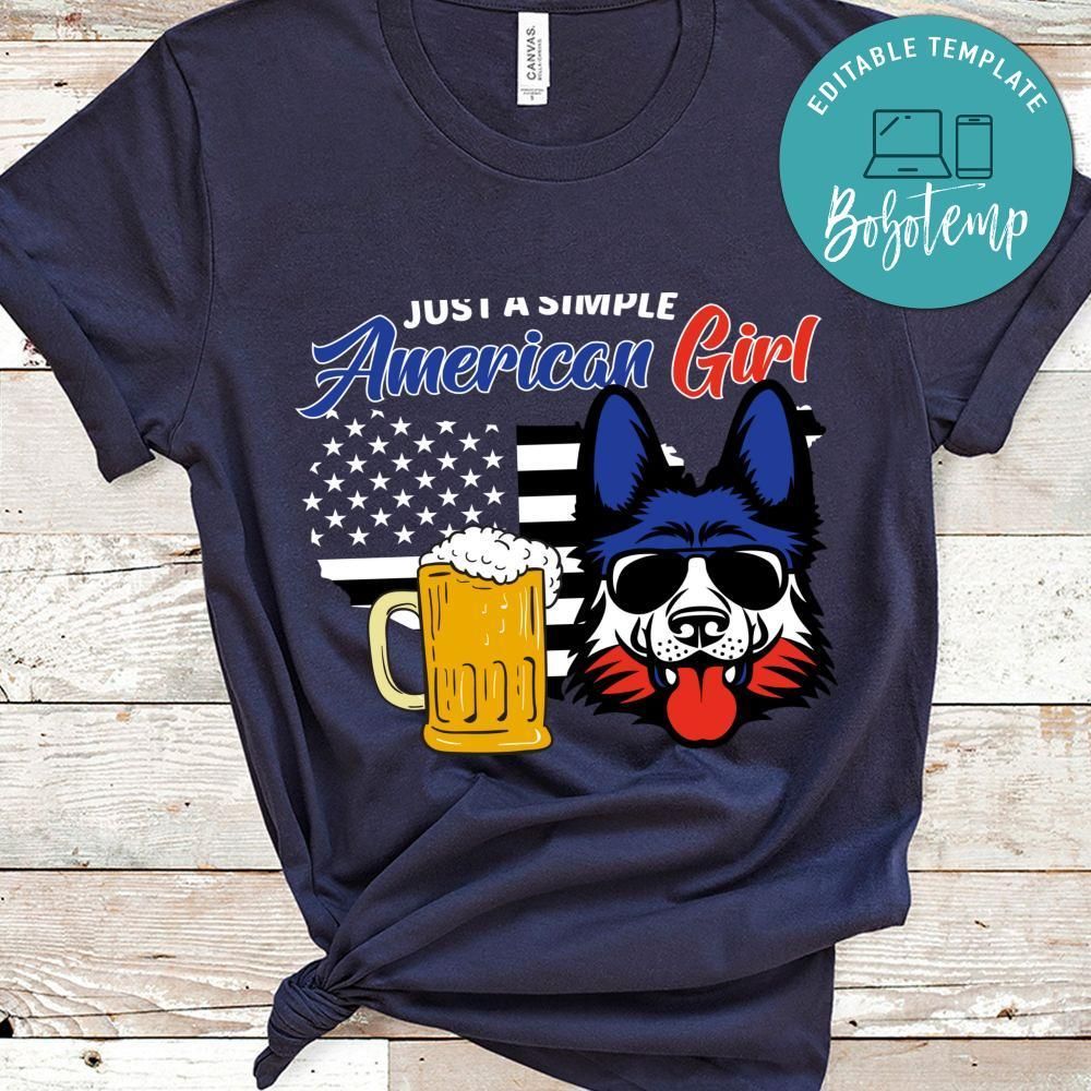 Just A Simple American Girl Shirt