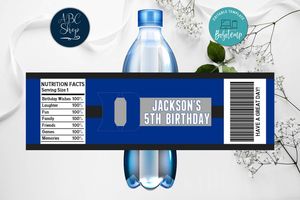 Printable Duke Blue Devils Water Bottle Labels Instant Download