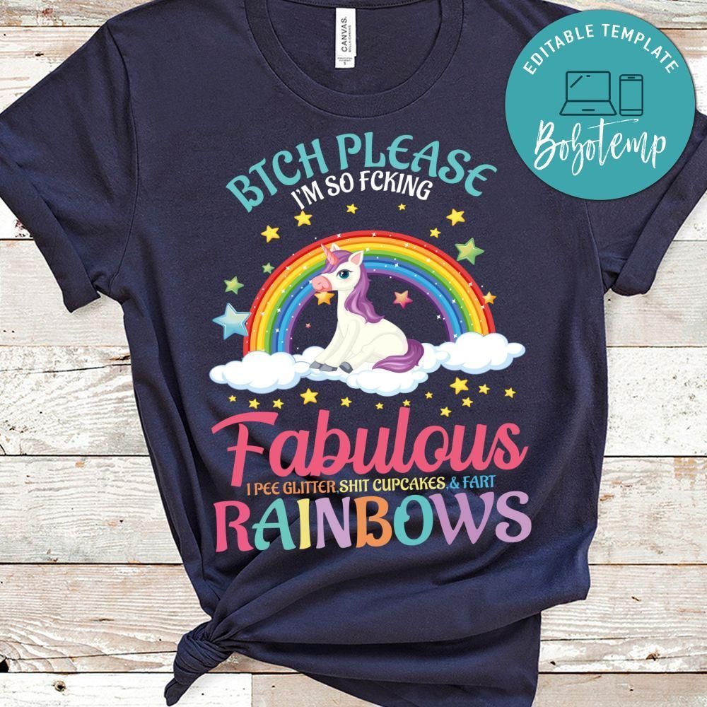 Fabulouse Rainbows Unicorn Shirt