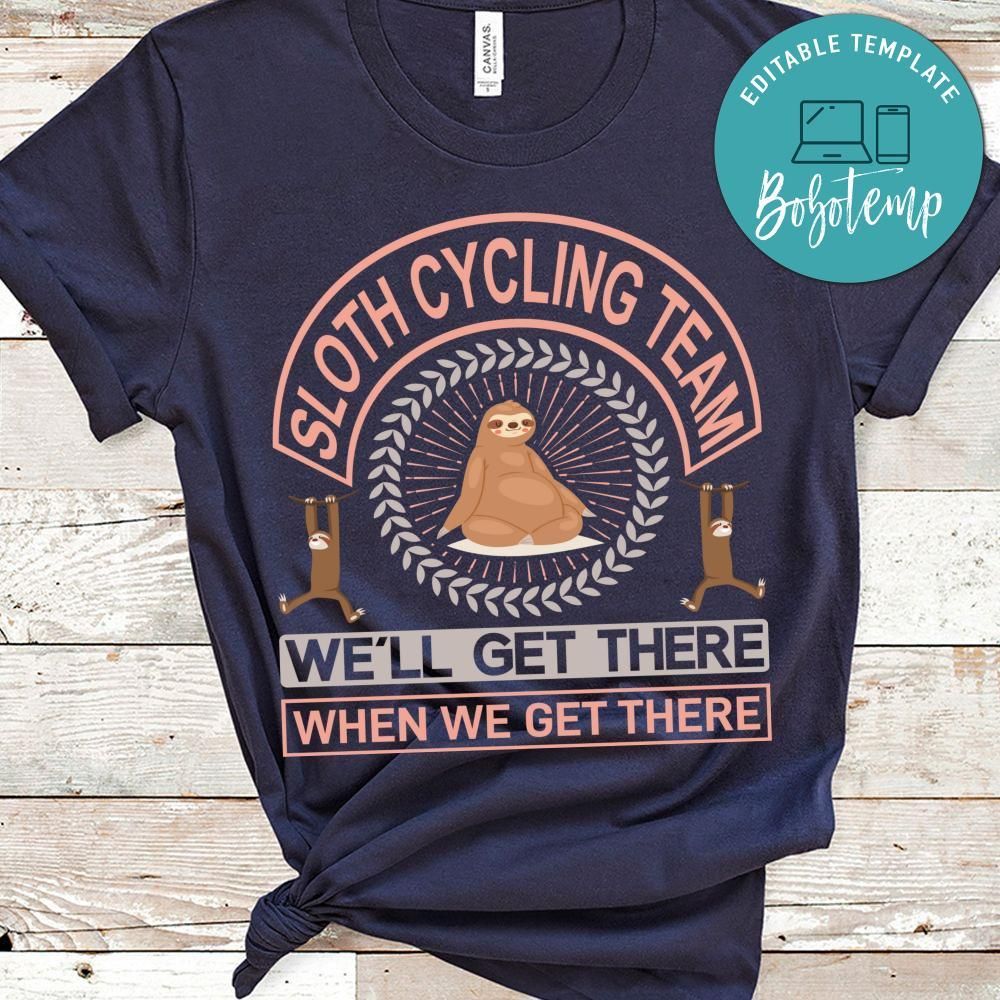 Sloth Cycling Team Shirt
