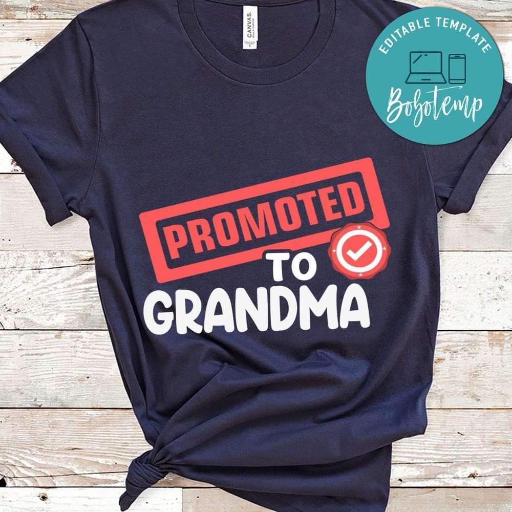 Promoted To Grandma Shirt