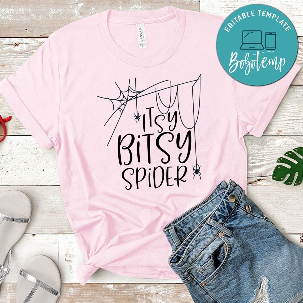 Itsy Bitsy Spider Halloween Shirt