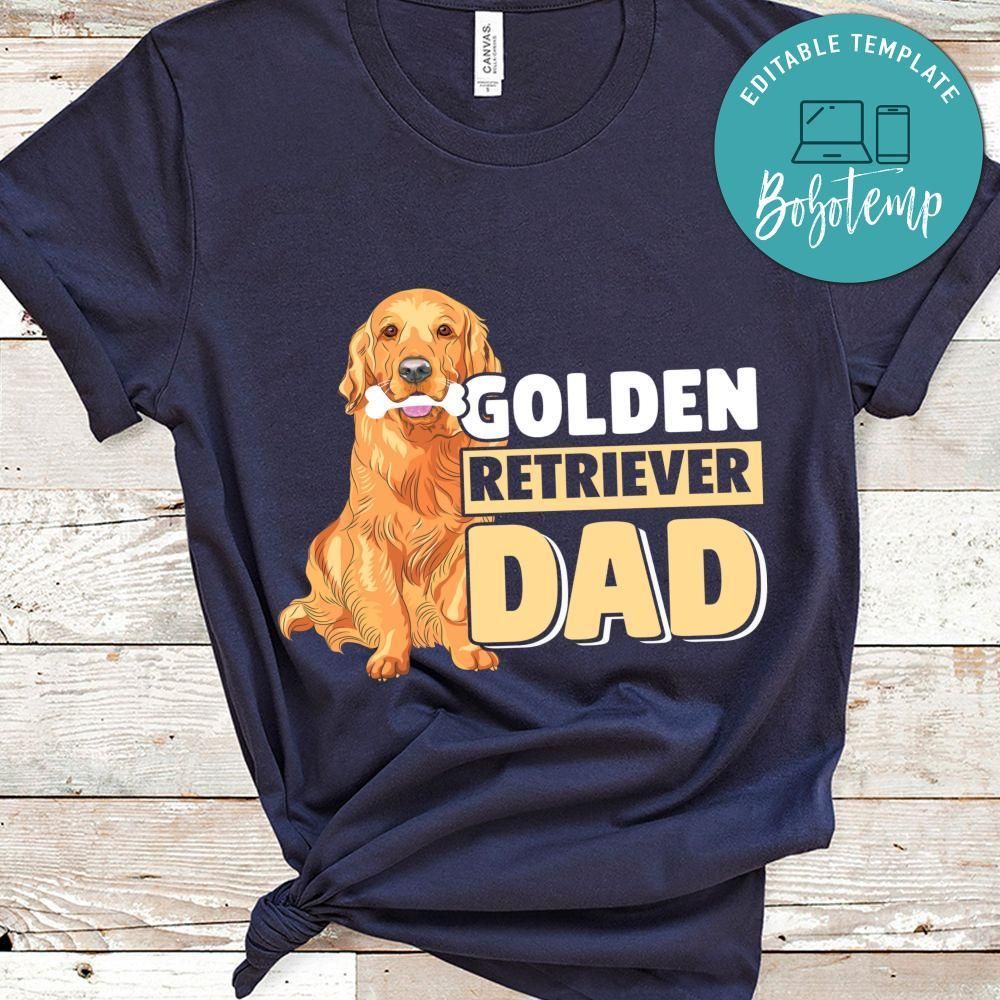 Golden Retriever Dad Shirt
