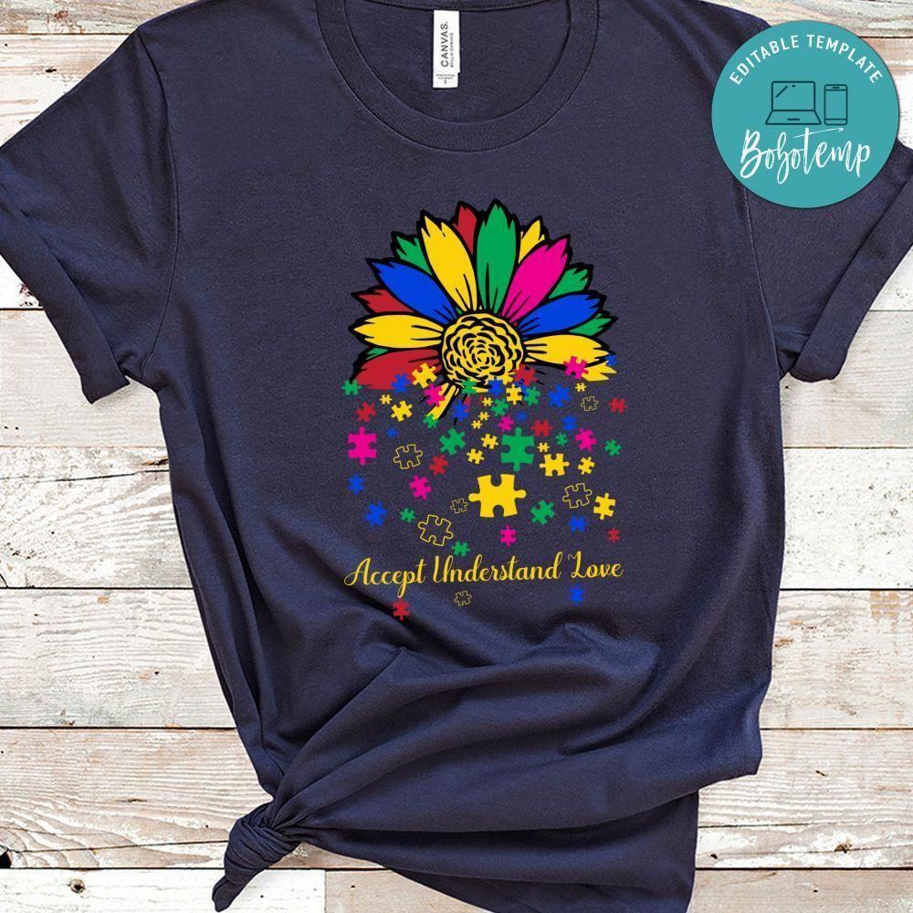 Sunflower Lover Autism Shirt