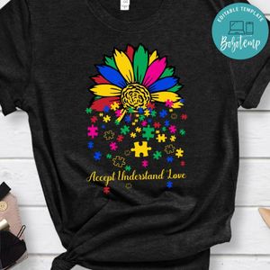 Sunflower Lover Autism Shirt