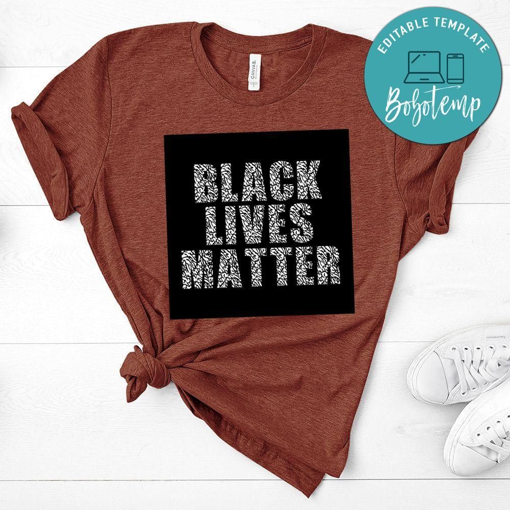 Black Lives Matter Elephant Skin Shirt