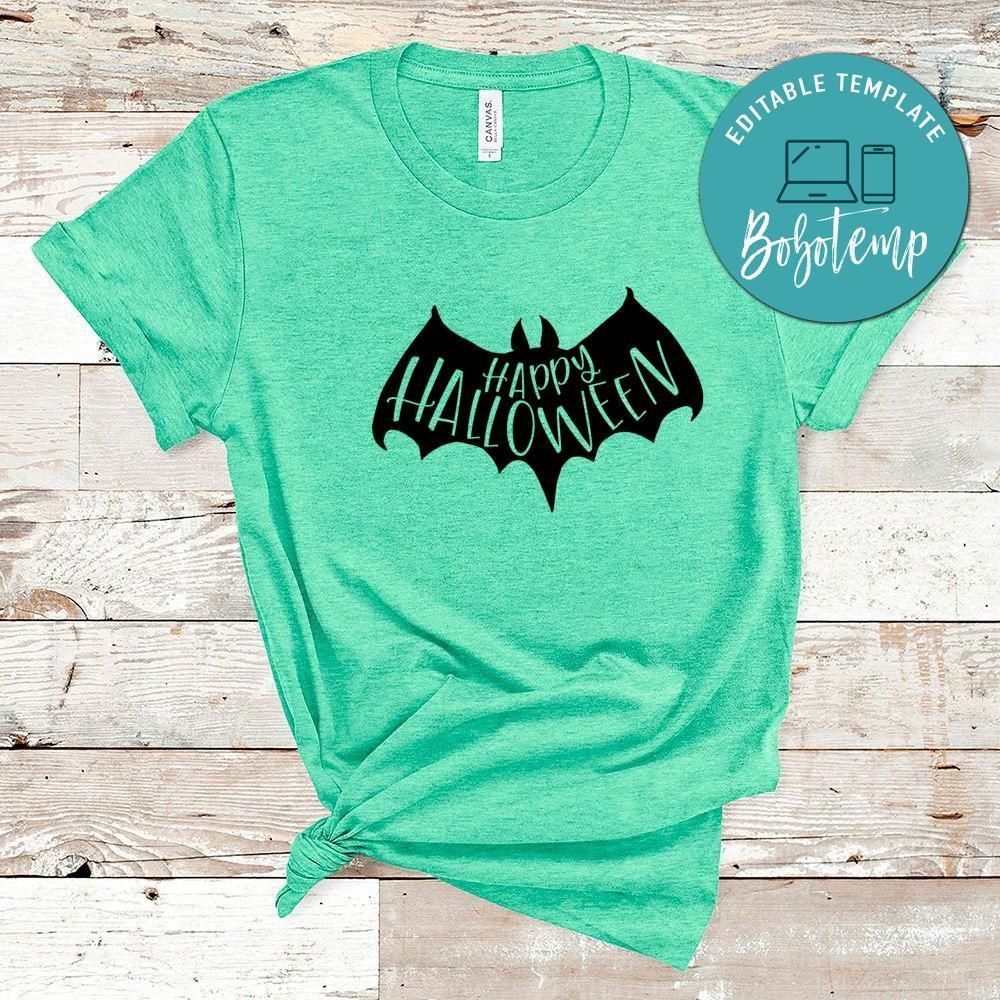 Happy Halloween Bat Halloween Shirt