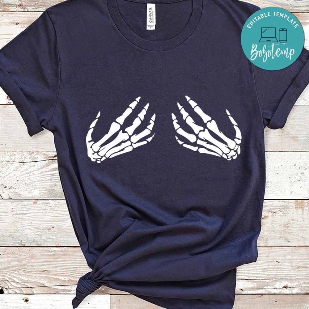 Skeleton Hands Halloween Shirt