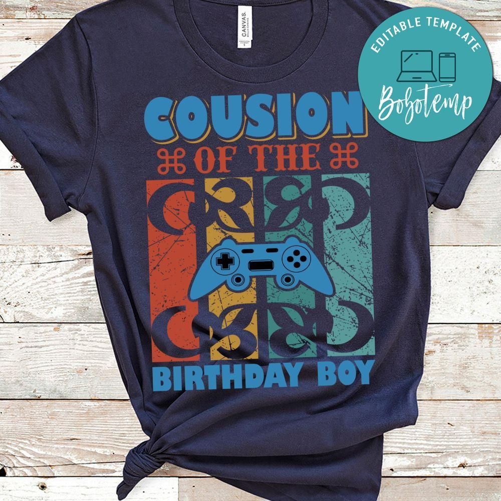 Cousion Of The Birthday Boy Shirt