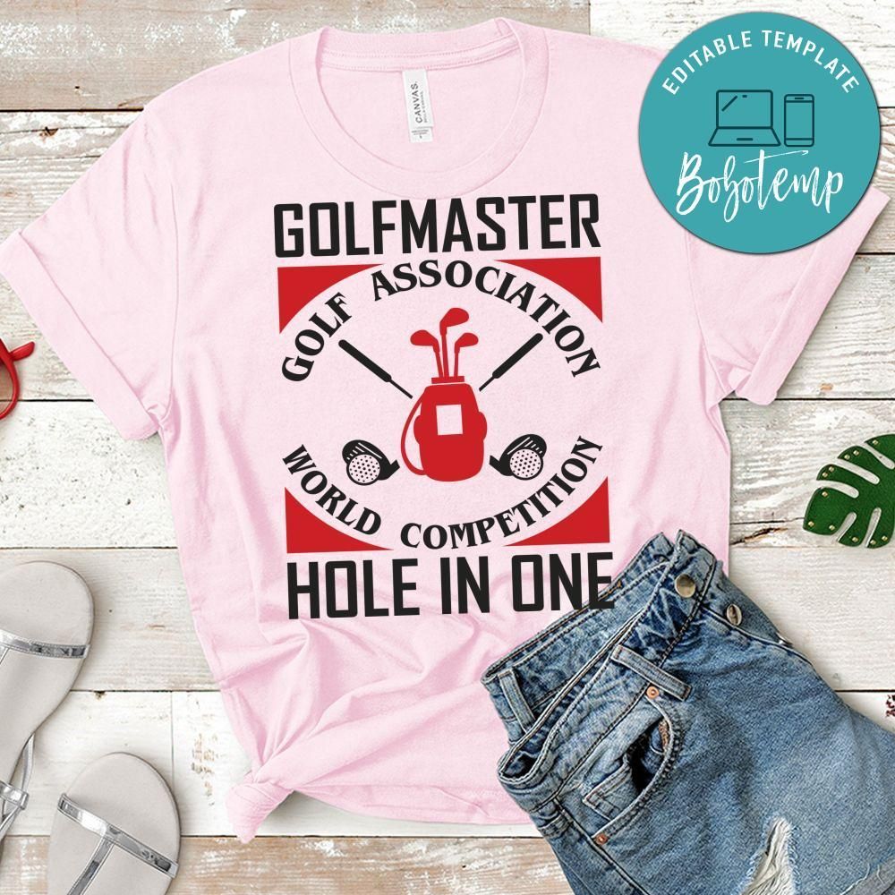 Golfmaster Golf Association World Competition Hole In One Shirt