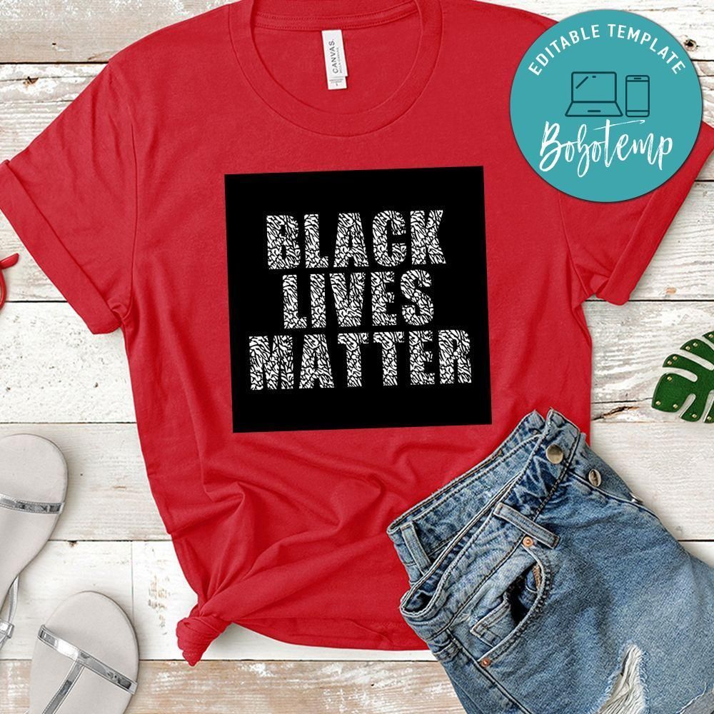 Black Lives Matter Elephant Skin Shirt