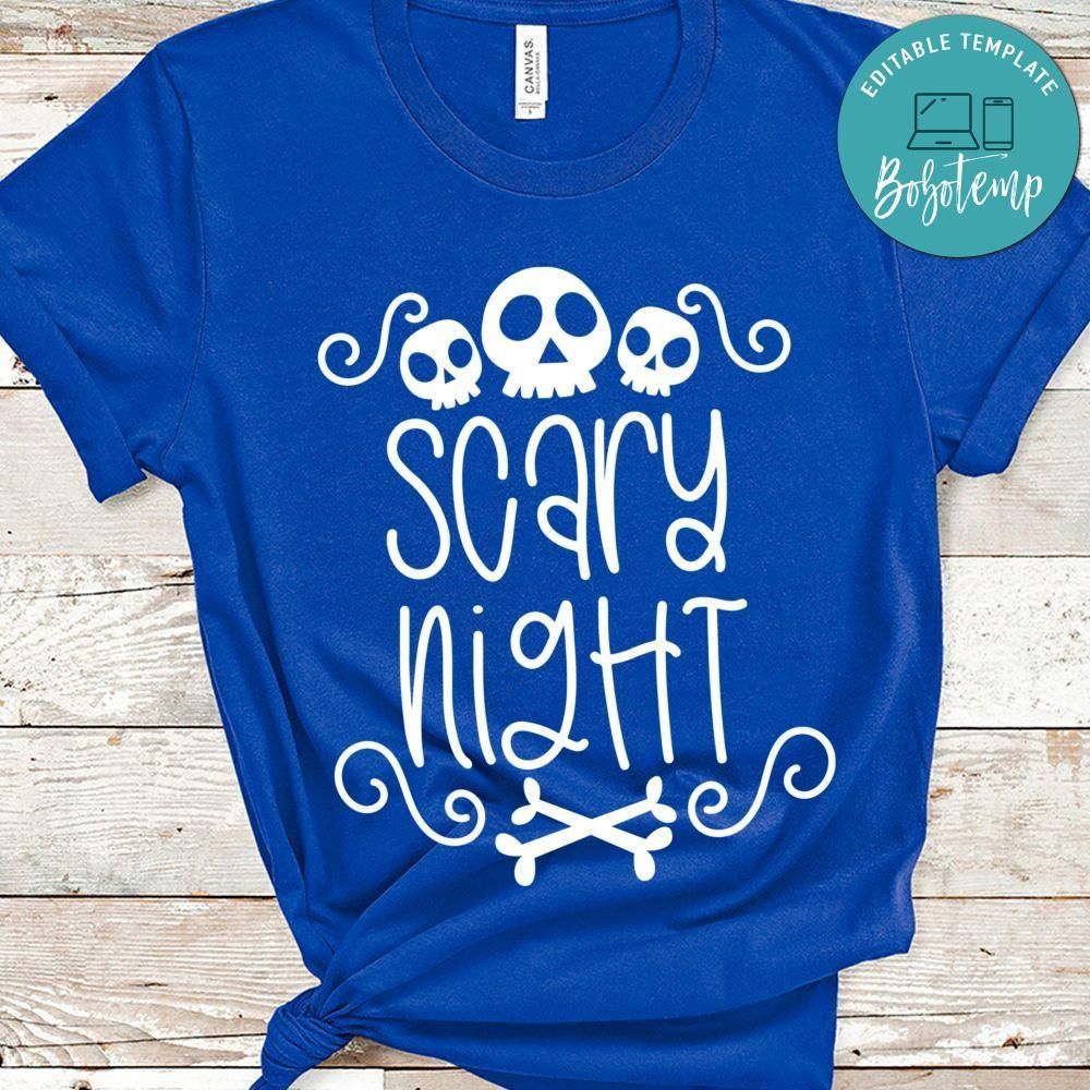 Scary Night Halloween Shirt