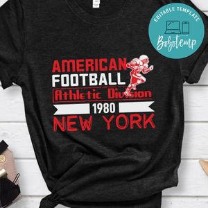 American Football Athletic Division 1980 New York T-shirt