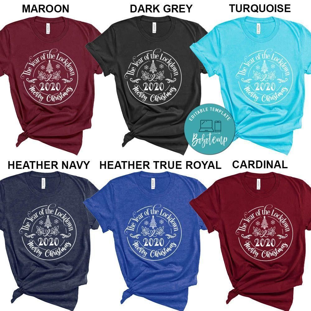 Merry Christmas 2020 The Year Of The Lockdown Shirt