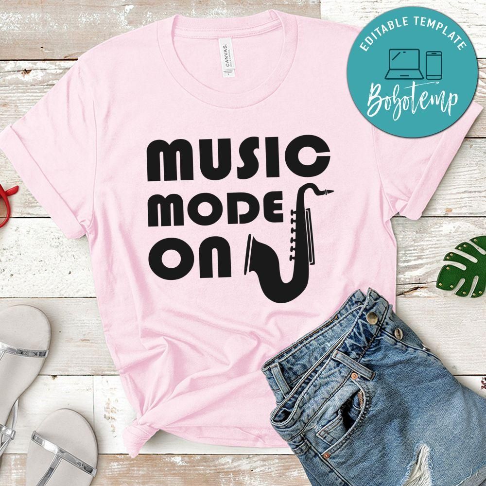 Music Mode On Shirt