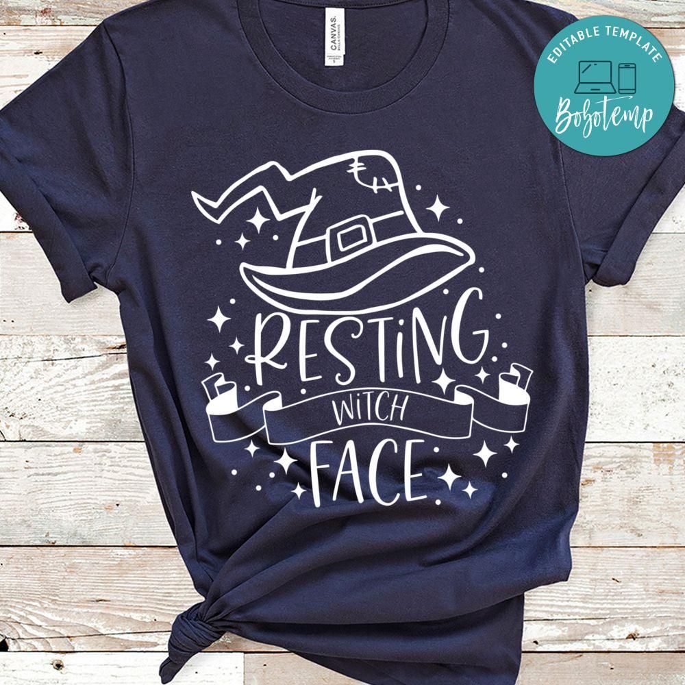 Resting Witch Face Halloween Classic T-Shirt
