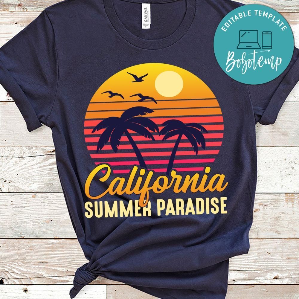 California Summer Paradise Shirt