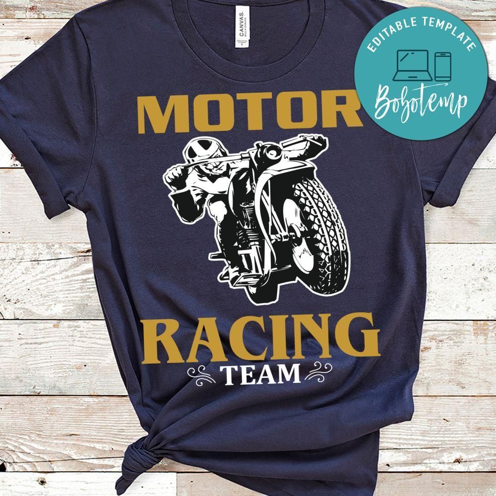 Motor Racing Team Shirt