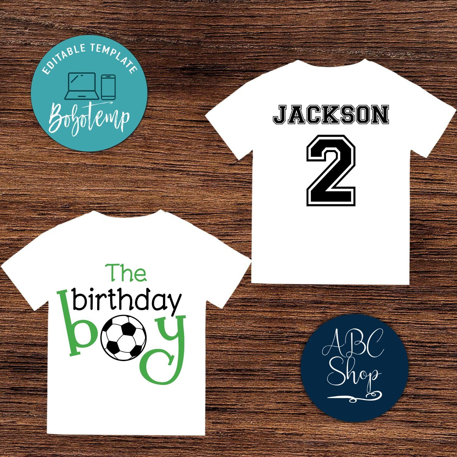 Two Birthday Outfit Second Birthday Shirt Soccer Birthday Boy Shirt 2nd Birthday Shirt Two Birthday Raglan First Birthday Boy