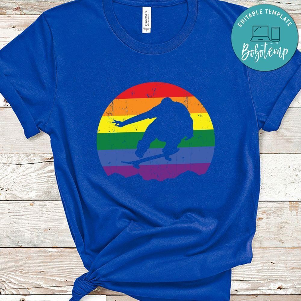 LGBT Skateboard Skate Lover Shirt