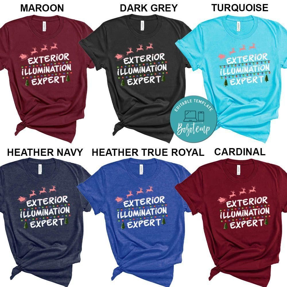 Exterior Illumination Expert Christmas Shirt