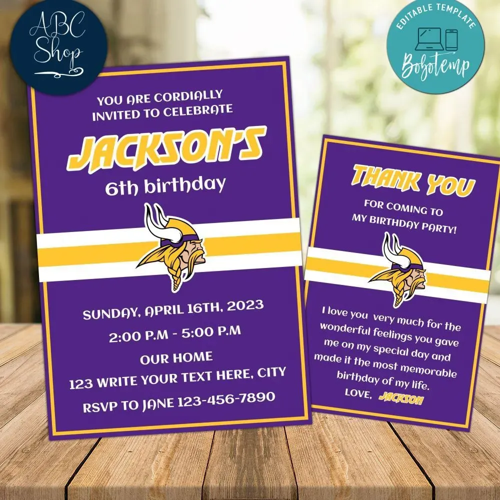 Minnesota Vikings Party-Set – 16 Teller & 32 Servietten Für Football-Partys, Lila/weiß/gelb