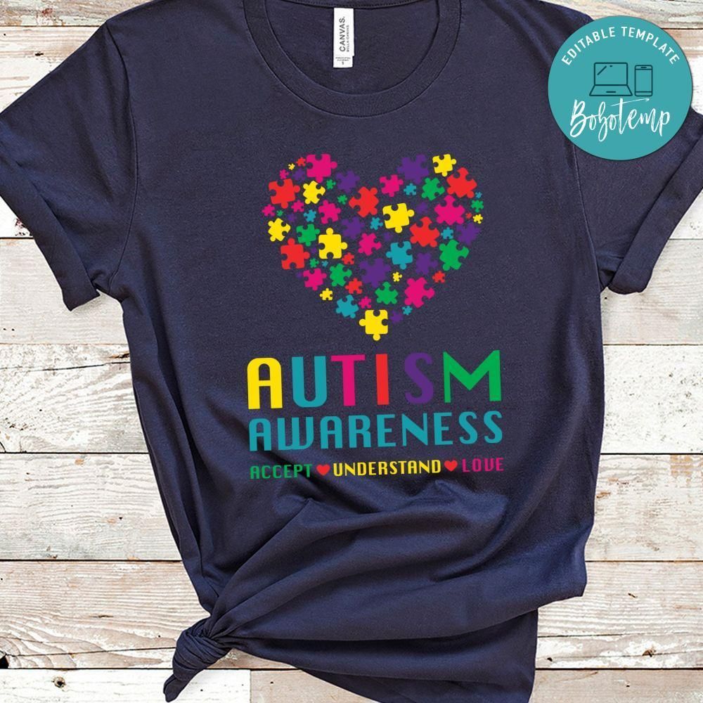 Autism Awareness Accept Understand Love Shirt