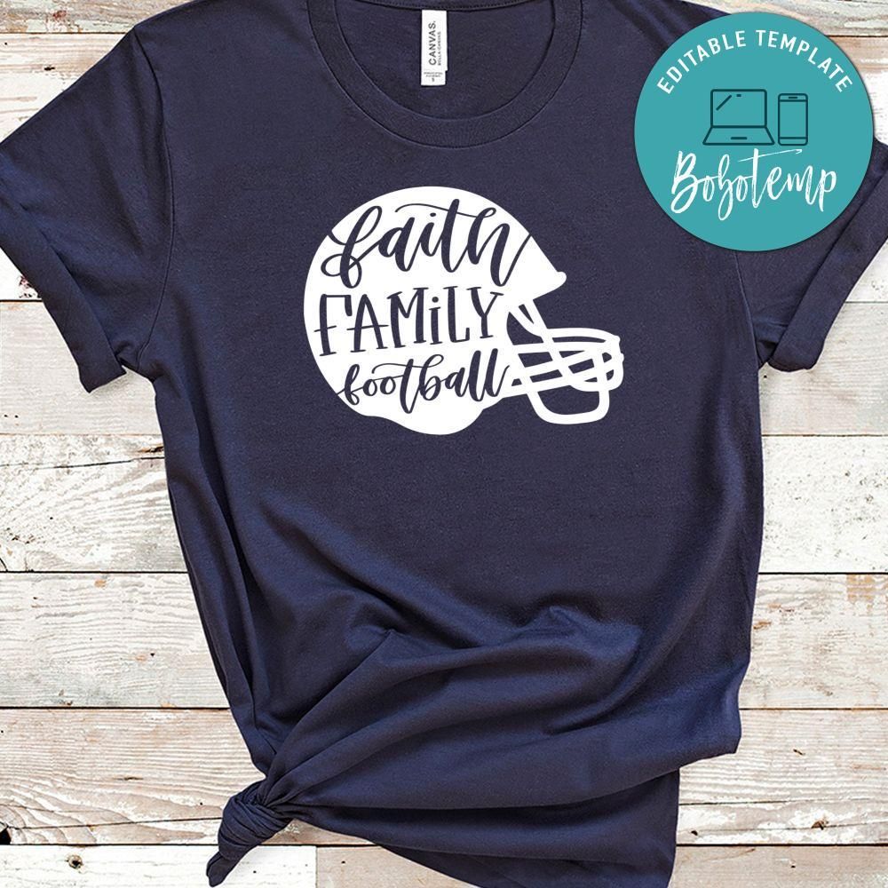 Faith Family Football Shirt