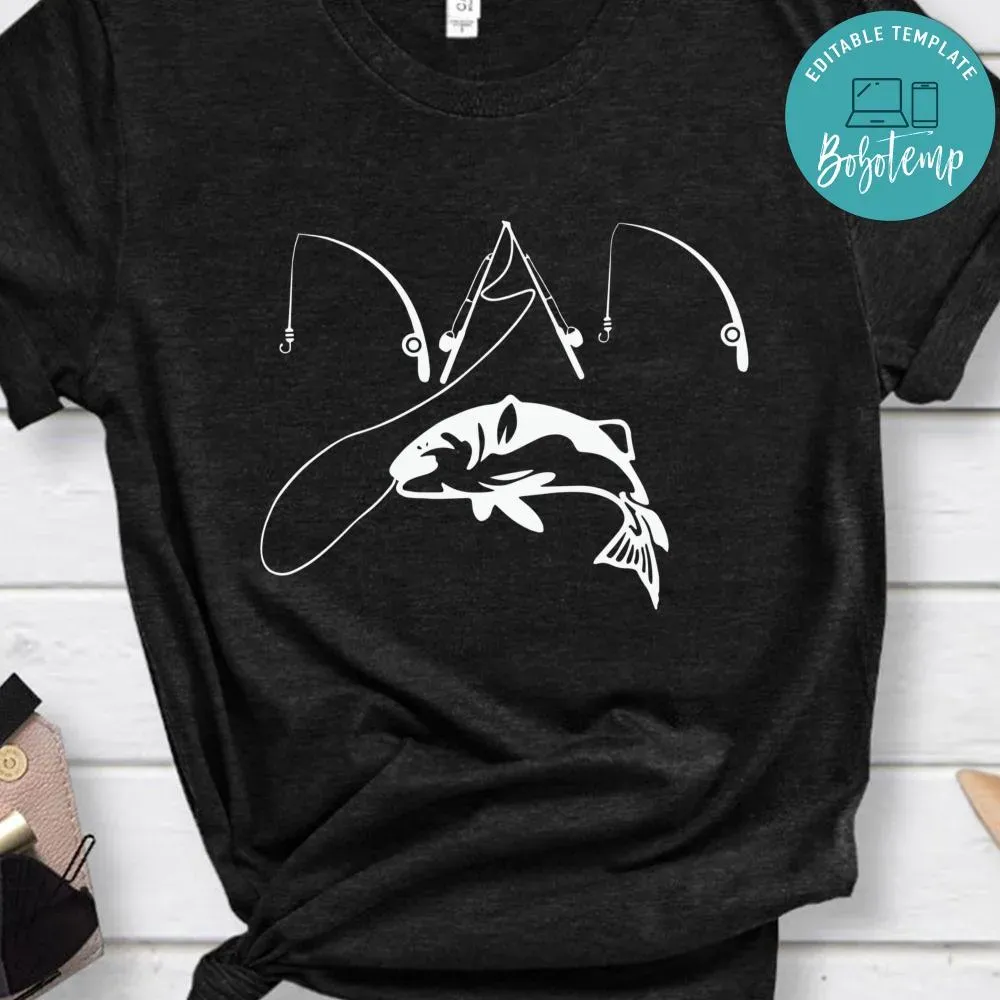Dad Fishing Shirt Bobotemp
