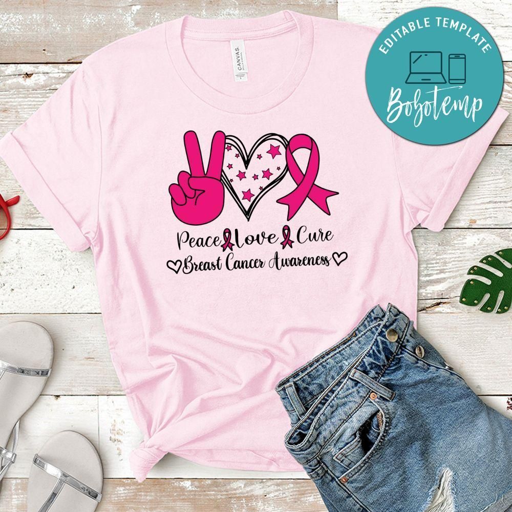 Peace Love Cure T-Shirt