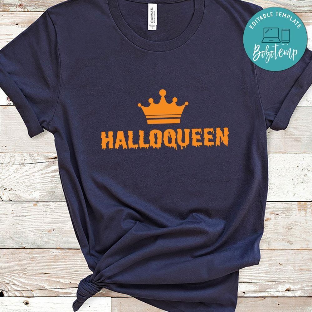 Halloween Queen With Crown Shirt