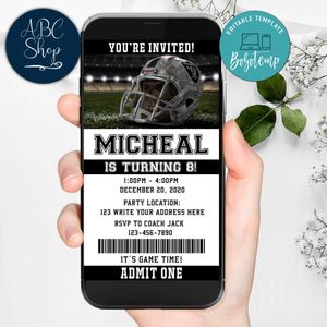 Electronic Oakland Raiders Electronic Invite Birthday Invites Instant Download