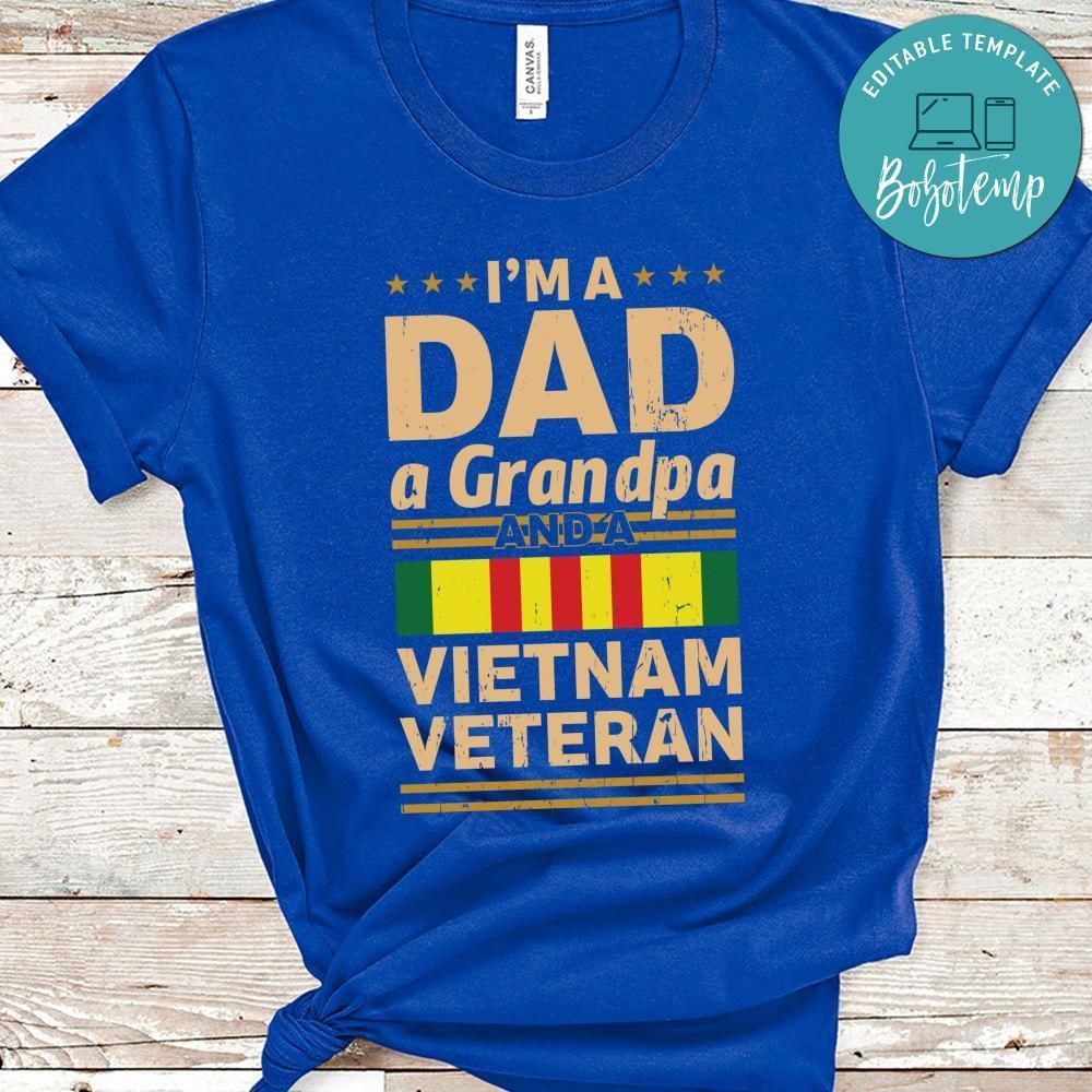Dad Grandpa Vietnam Veteran Shirt