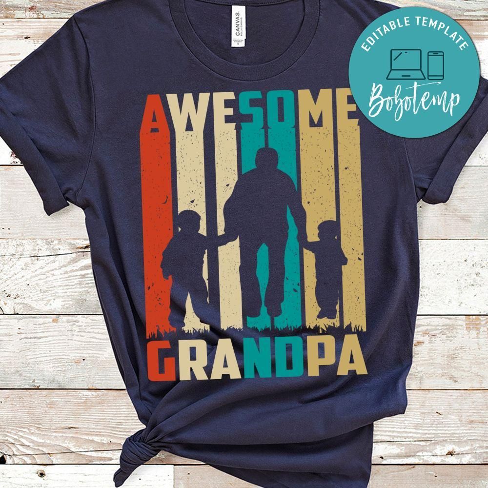 Awesome Grandpa T Shirt