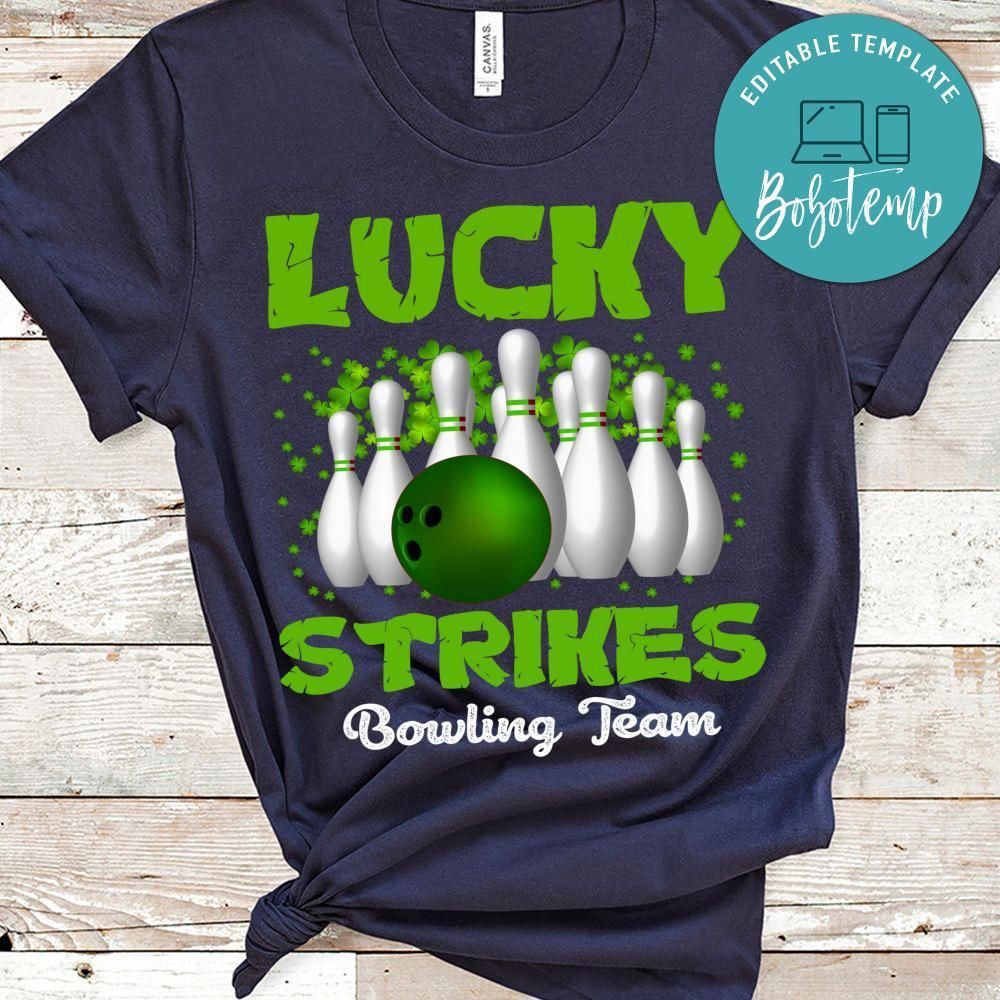 Lucky Strikes Bowling Team Shirt