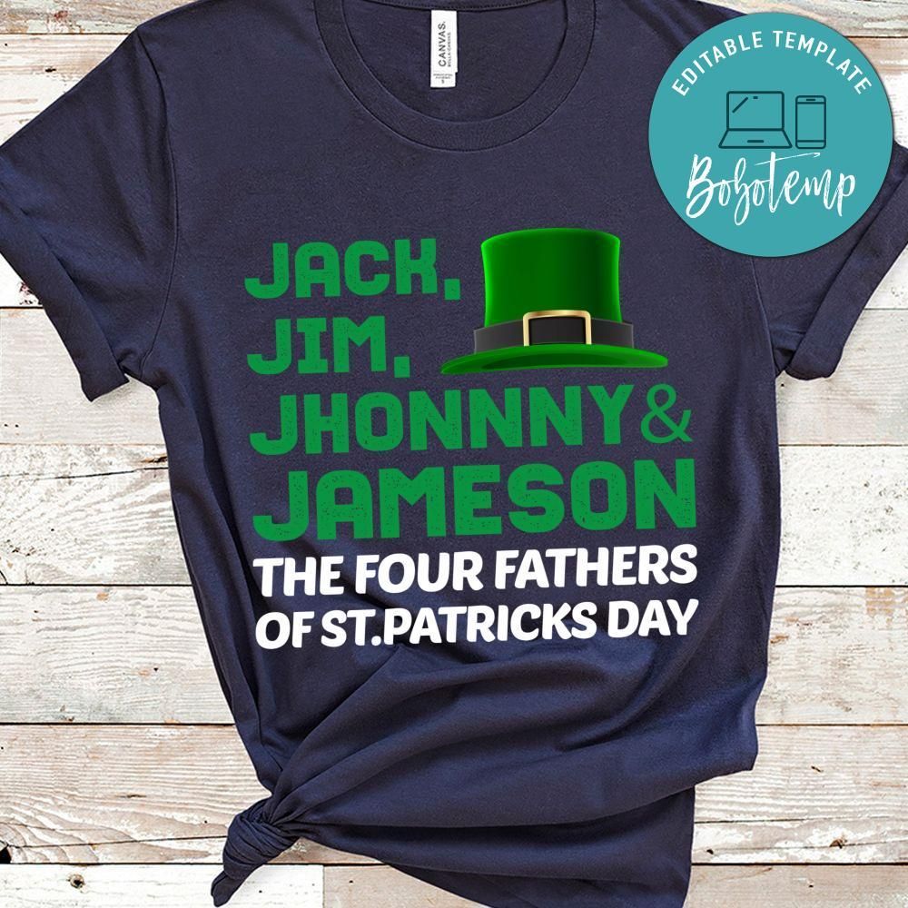 The Four Fathers Of St.patricks Day Shirt