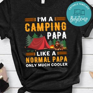 Camping Papa Shirt
