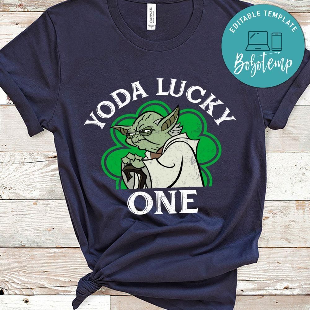 Yoda Lucky On Shirt