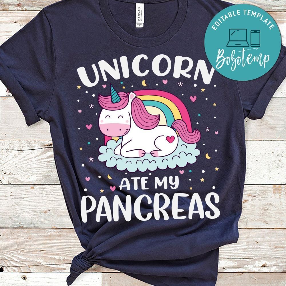 Unicorn Ate My Pancreas Shirts