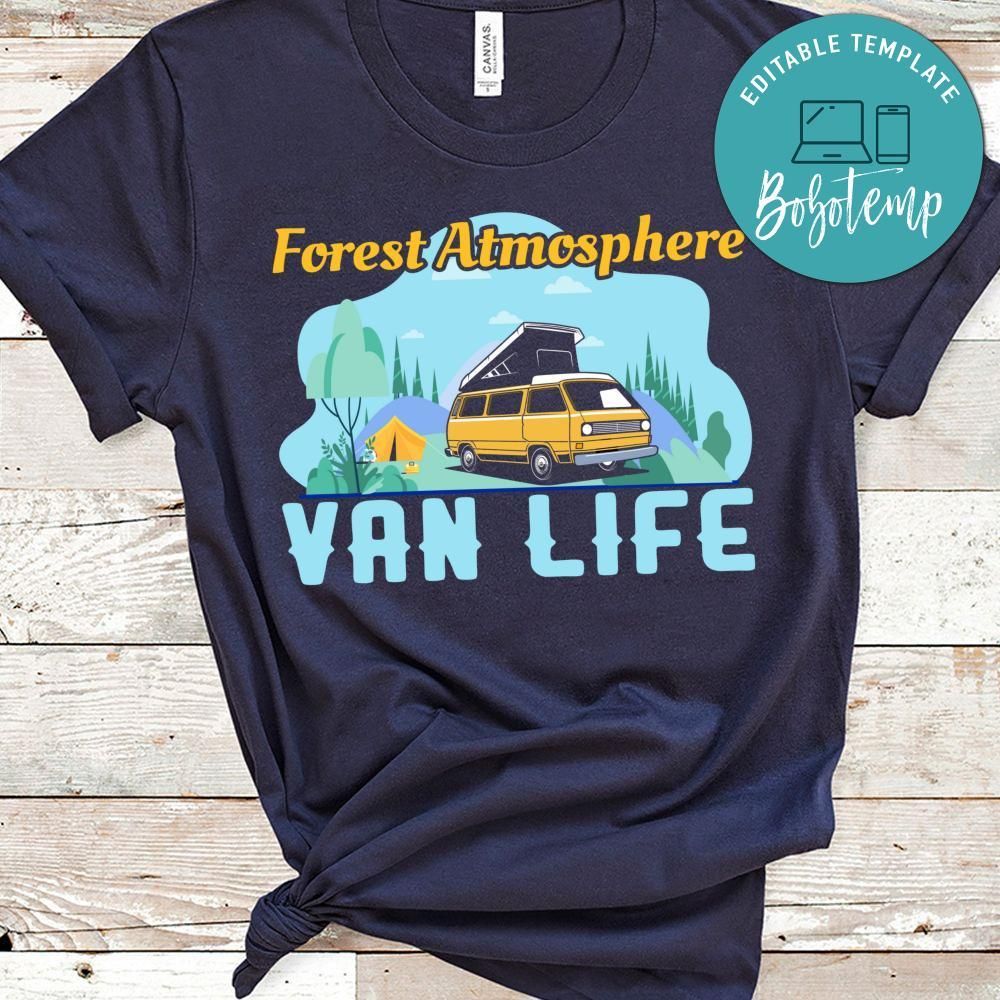 Forest Atmosphere Van Life Shirt (2)
