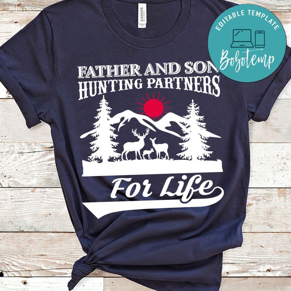 Father And Son Hunting Partners For Life Shirt