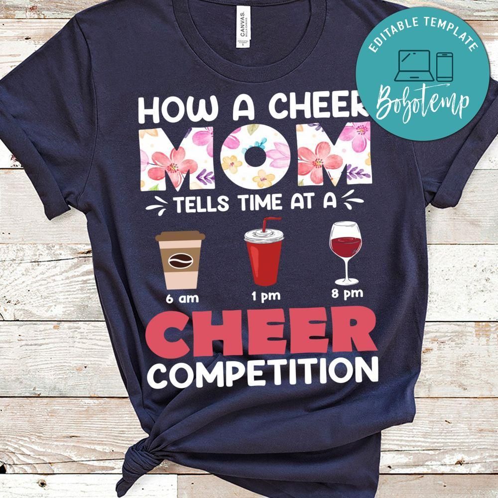 How A Cheer Tells Time At A Cheer Competition T Shirt