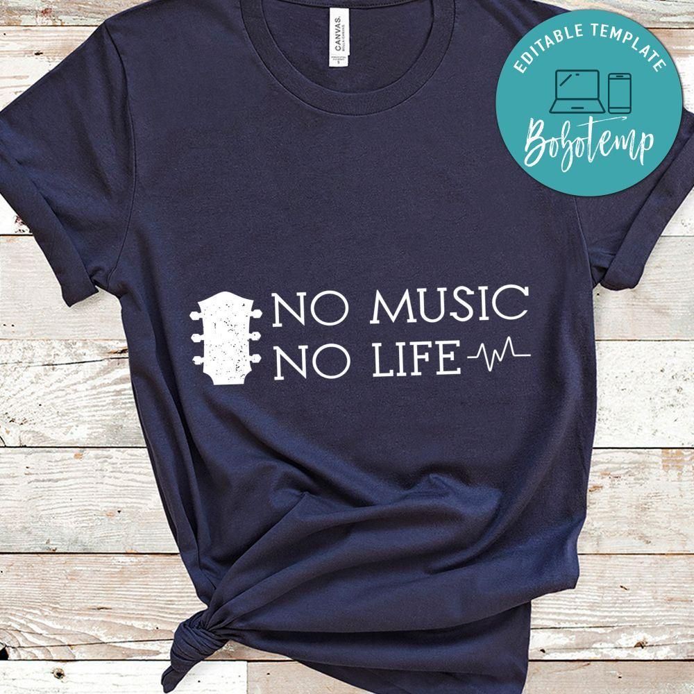 No Music No Life Shirt