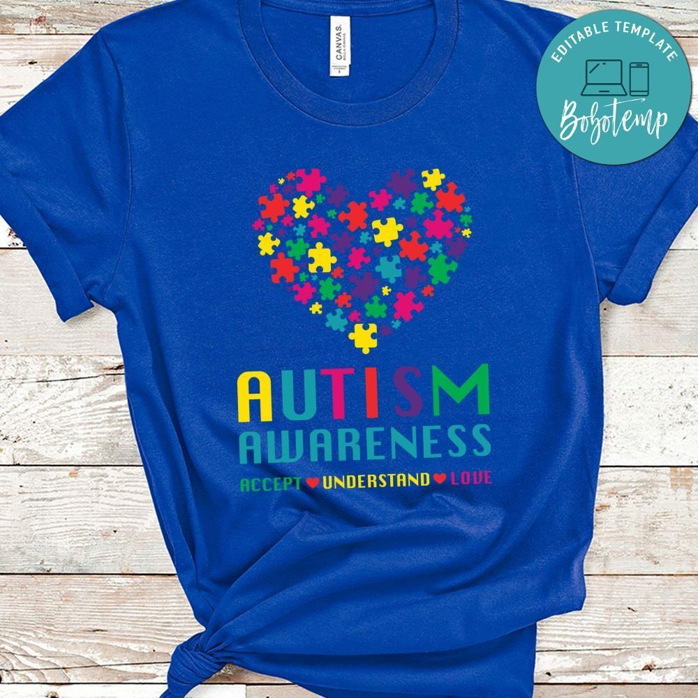 Autism Awareness Accept Understand Love Shirt